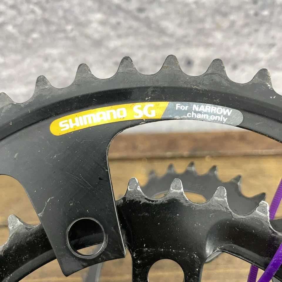 Shimano SG Chainring Set 50/40/30T 110/74 BCD 5-Bolt Triple Steel MTB Mountain - Image 3 of 4