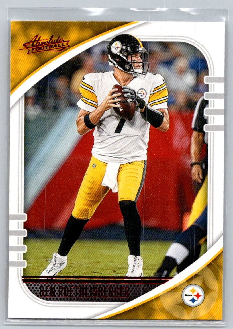 2020 Panini Absolute #54 Ben Roethlisberger Red Pittsburgh Steelers E48