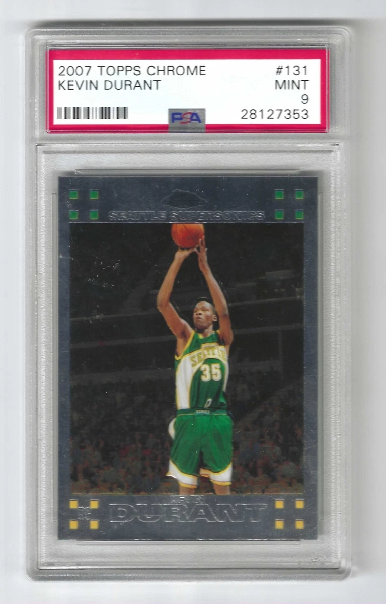 Kevin Durant Professional Sports Authenticator (PSA) Basketball