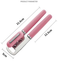 Rust-Proof Compact Smooth Stainless Steel Simple Can Opener for home/kitchen use
