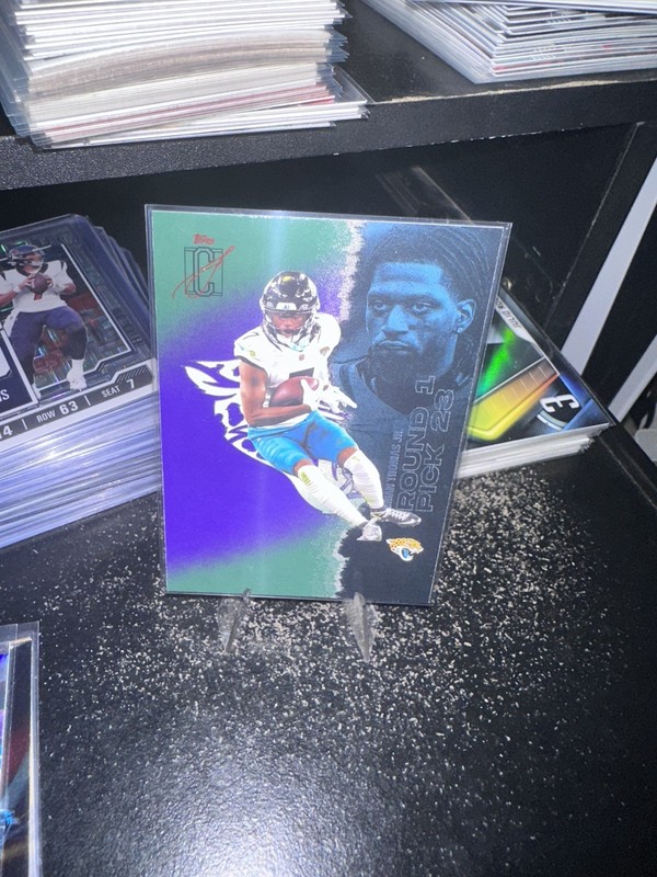 Brian Thomas Jr Green And Purple Topps Signature Class
