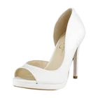 Jessica Simpson Kimli Womens Heels Bright White