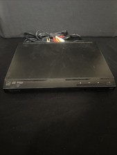 SONY Black CD/DVD Player Model DVP-SR210P w/ AV Cable TESTED WORKS NO REMOTE