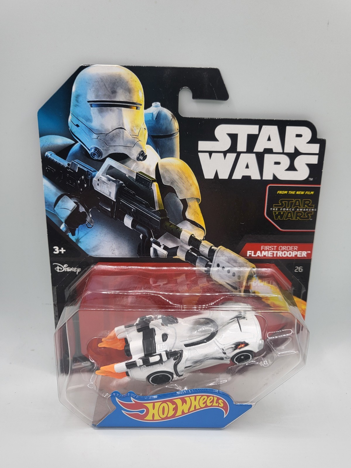New First Order Flametrooper Die-Cast Car Hot Wheels Star Wars The Force Awakens