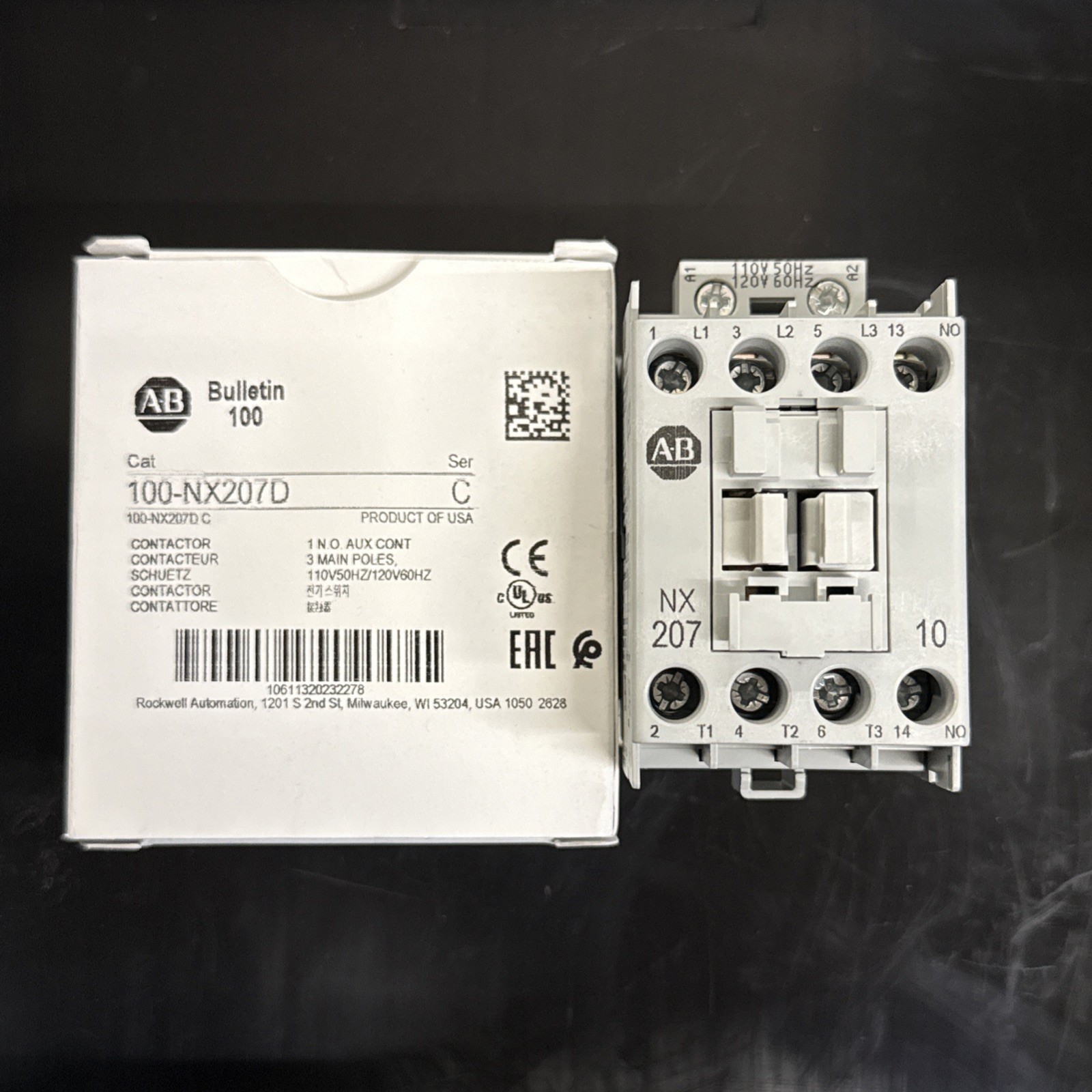 Allen Bradley 100-NX207D New USA Stock New USA Stock
