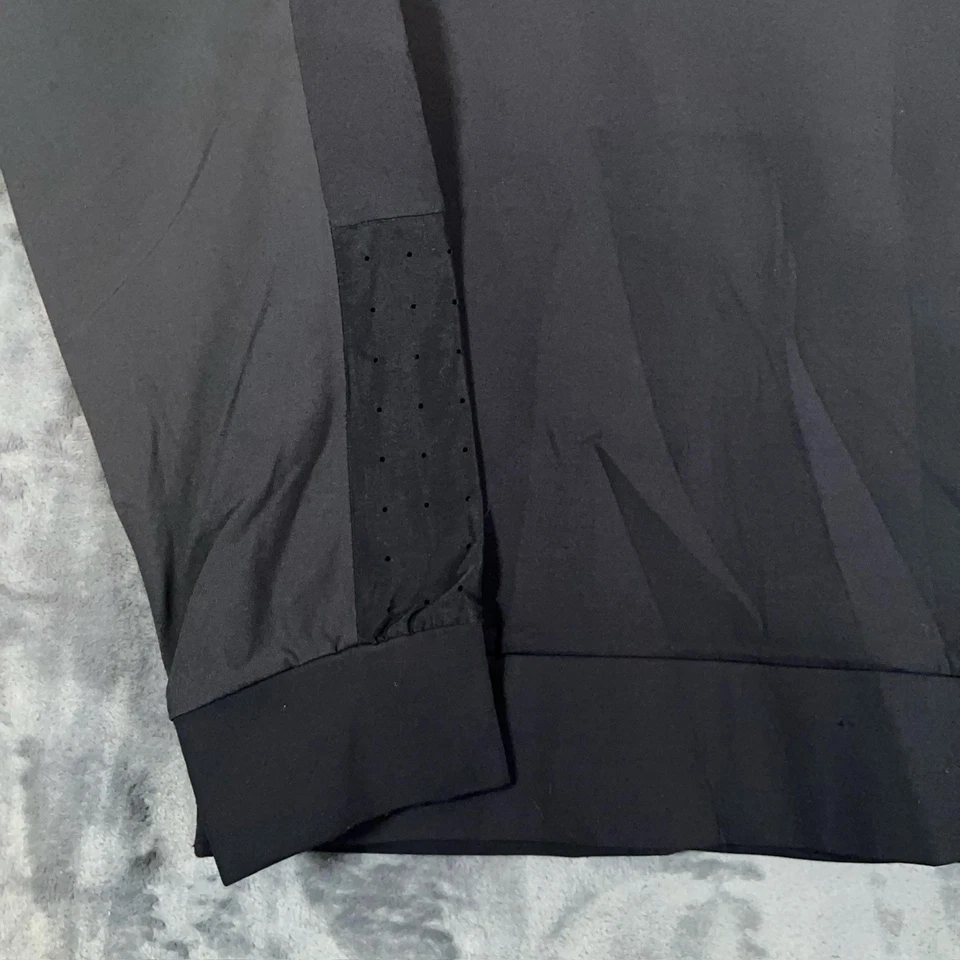 Lululemon Hoodie Shirt Mens XL Black Side Zip Agility Hybrid Hidden Pocket Gym - Image 2 of 4