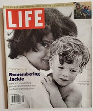 Remembering Jackie LIFE MAGAZINE Jacqueline Kennedy Caroline ADS collectible