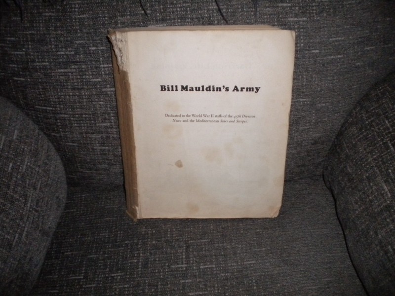 SUPER RARE World War II Bill Mauldin army  Cartoon BOOK  1944 -382  PAGES