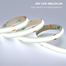100ft 48v 480ledm Cob Led Light Strip White Flexible Led Tape Lights Home Decor 100ft 48v 480ledm Cob Led Light Strip White Flexible Led Tape Lights Home Decor