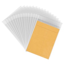 7"x10" Sealing Cellophane Bags, 200pcs Resealable Clear Plastic Bags for Pict...