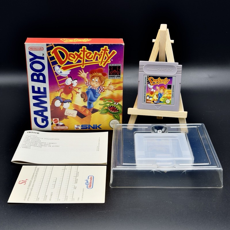 DEXTERITY GAME NINTENDO GAME BOY PAL ITALIAN COMPLETE MATTEL RARE CIB ITA