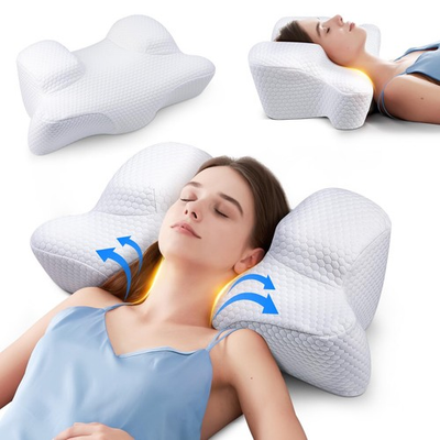 #ad #ad Cervical Neck Beauty Pillow Back Sleeper Pillow Reduces Pressure on Skin S... $45.39