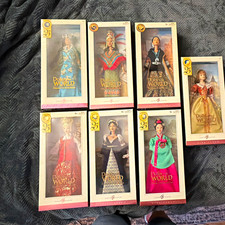 Mattel Barbie Dolls of the World Princess Collection Lot of 7 G8860