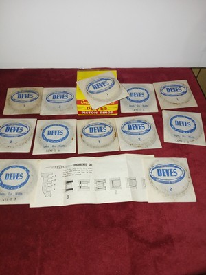 New Old Stock Deves Piston Rings