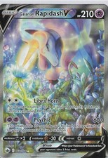 Galarian Rapidash V Alt Full Art Holo Rare SWSH06: Chilling Reign 168/198 NM on eBay