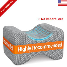 Memory Foam Knee Pillow, Knee Pillow for Side Sleepers, Leg Pillows for Sleeping