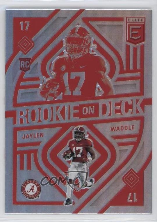 2021 Panini Donruss Elite Rookie On Deck Jaylen Waddle #RD7 he0