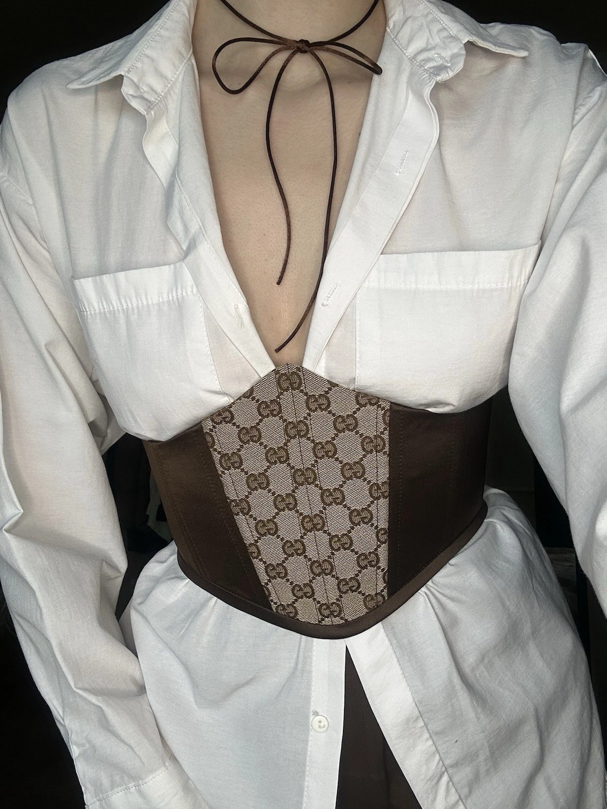 Ceinture Gucci Corsage Taille   Accessoire Créateur Luxe Fait Main
