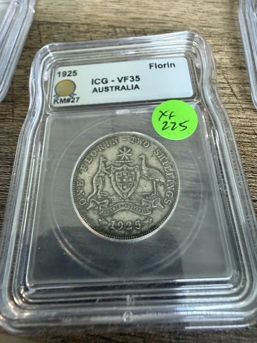 1925 Australia Florin — photo from the most recent tracked eBay sale