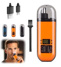 USB Rechargeable Nose Ear Hair Trimmer Men Portable Electric Clippers