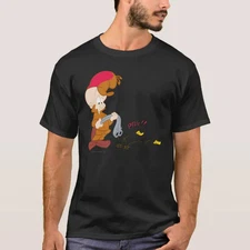 Looney Tunes ELMER FUDD Gun Failure T Shirt Size S - 5XL Gift For Friends
