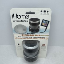 iHome Crystal Tunes Mini Speaker iPod Explosi...