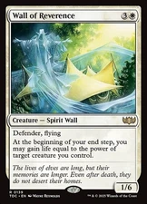 Wall of Reverence 139 R Normal TDC MTG NM