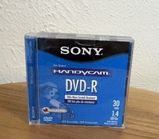 Sony Handycam DVD RW Recording Disk 30 Minutes 1.4 GB NEW 3 Pack