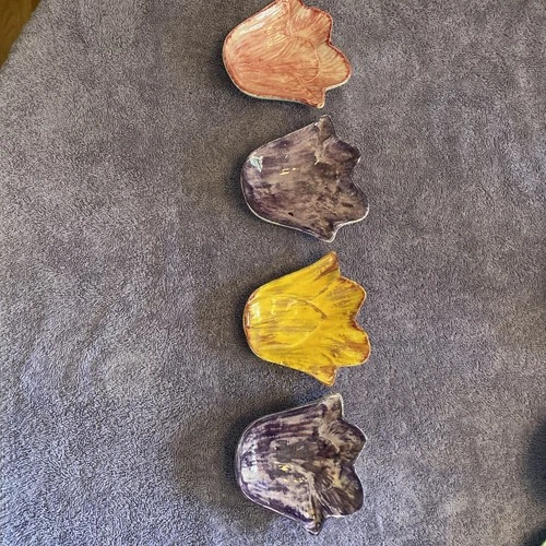 4 Stangl Trinket Tulip Dishes.    P10