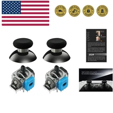 TMR Magnetic Joystick Replacement Kit for PS4 DualShock Controller,Anti-Drift...