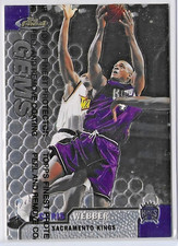 Chris Webber Basketball Card Sacramento Kings Topps Finest Gems Michigan U of M