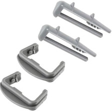 Doppelpack alternative Beko Geschirrspülerschiene Clips 1887460200 und Anschläge 1880580400