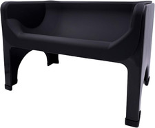 X-Large Elevated Dog  Cat Feeder in Black - Stylish  Comfortable Feeding Solut