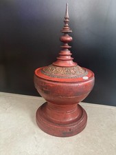 Vaso da offerta laccato birmano XIX secolo (Hsun Ok) - 60 cm