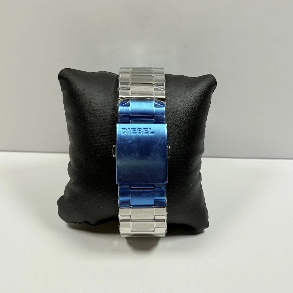 Diesel Mega Chief DZ4308 Chronograph Black Dial Stainless Steel Band Men's Watch - Image 2 of 4