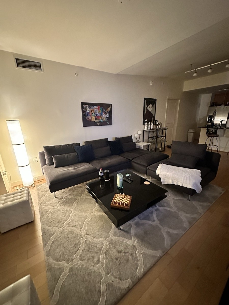 IKEA SÖDERHAMN Sectional, 4-seat corner, with open end/Fridtuna