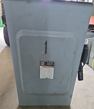 REFURBISHED Square D H364RB 200 amp 600v Fused Outdoor 3R Disconnect Switch