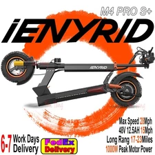 iENYRID S+ ADULTS ELECTRIC SCOOTER 1000W Motor LONG RANGE 37KM 45KM/H E-SCOOTERS