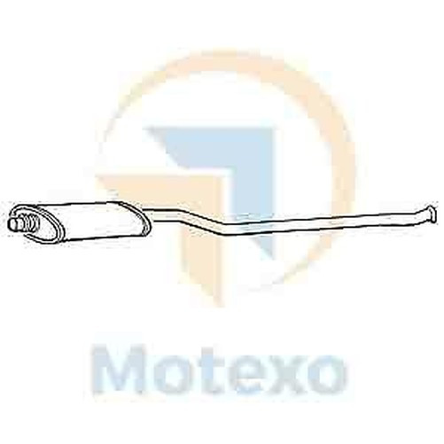 Klarius CN489X Auspuff Mitte Dose Xsara 2.0 00-05-image