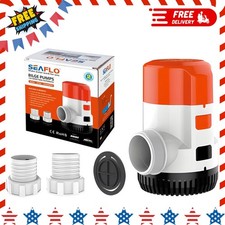 13A Series 4700 GPH Non-Automatic 12V BILGE PUMP 12V DC 78.33 Gallons Per Minute