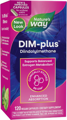 Nature's Way DIM-Plus, DIM Supplement, Supports Balanced Estrogen Metabolism 