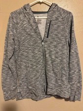 All In Motion Gray Heathered Zip-Up Hoodie Jacket Youth Size Large 12/14 