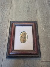 Handgearbeitetes 3D-Reliefbild hinter Glas – Vintage Wandbild 27 × 22 cm