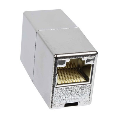 Patch Verbinder Verlängerung RJ45 Cat 6 LAN Netzwerk Modular Kabelverbinder gesc