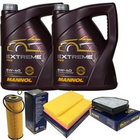 SCT Inspektionspaket 10L Mannol Extreme 5W-40 FüR Mercedes C-Klasse W202 CLK