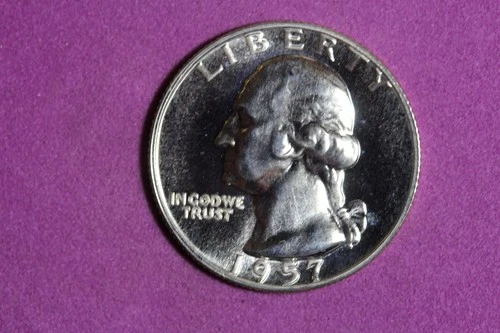 ESTATE FIND 1957 - PROOF WASHINGTON QUARTER!!  #N07995