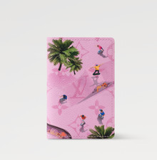 Louis Vuitton Organizer de Poche Card Holder Rose Monogram Canvas New Japan