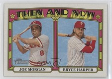 2021 Topps Heritage Then & Now Bryce Harper Joe Morgan #TN-13 HOF 0s2m