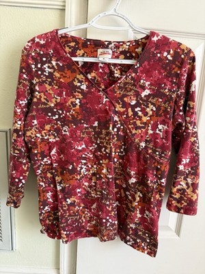 Ruby Rd. Multicolored Women s Top (Size Medium)