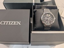 CITIZEN xC Happy Flight Radio Clock CB1020 54E From Japan